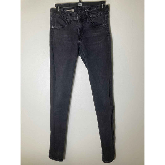 Adriano Goldschmied Black "The Farrah Skinny" Denim Jeans Sz 27R