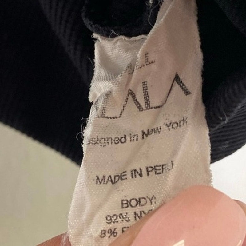 ALALA Black Workout Bra Sz S