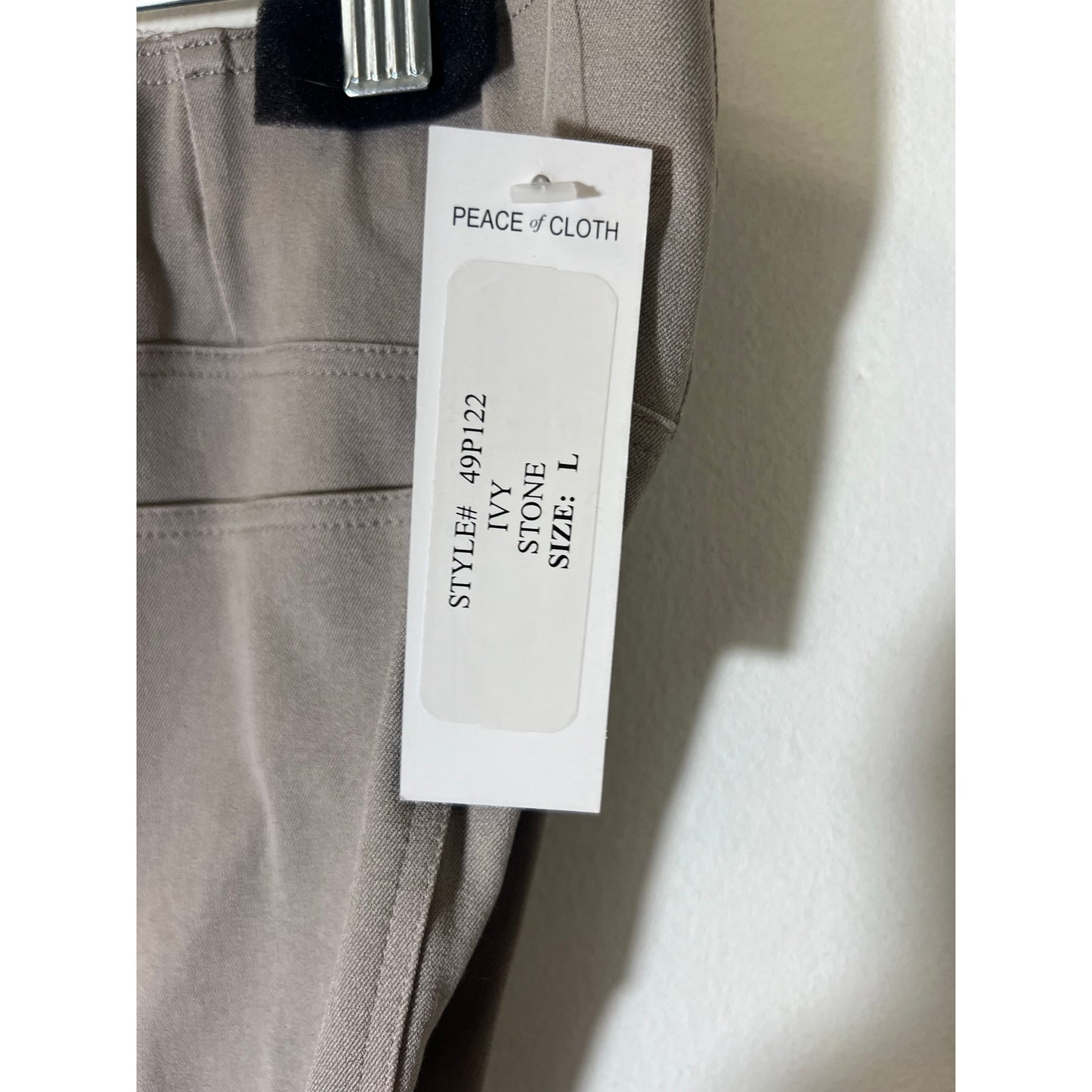 Peace of Cloth Stone Pants. Size large