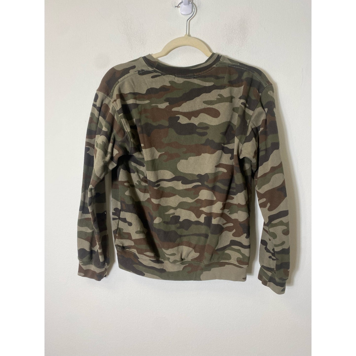 Sub_Urban Riot Green Camo Sweatshirt Sz XS