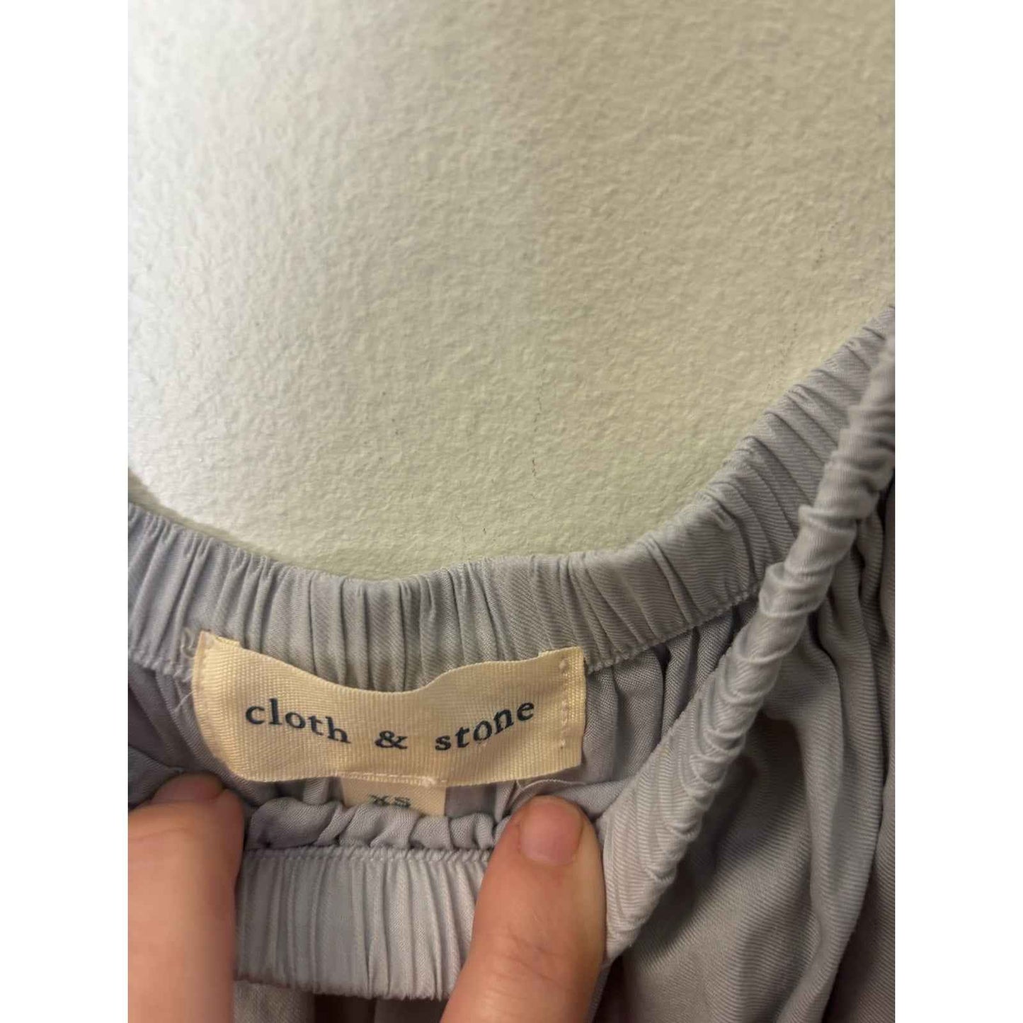 Cloth & Stone Gray Off the Shoulder Mini Dress Sz XS