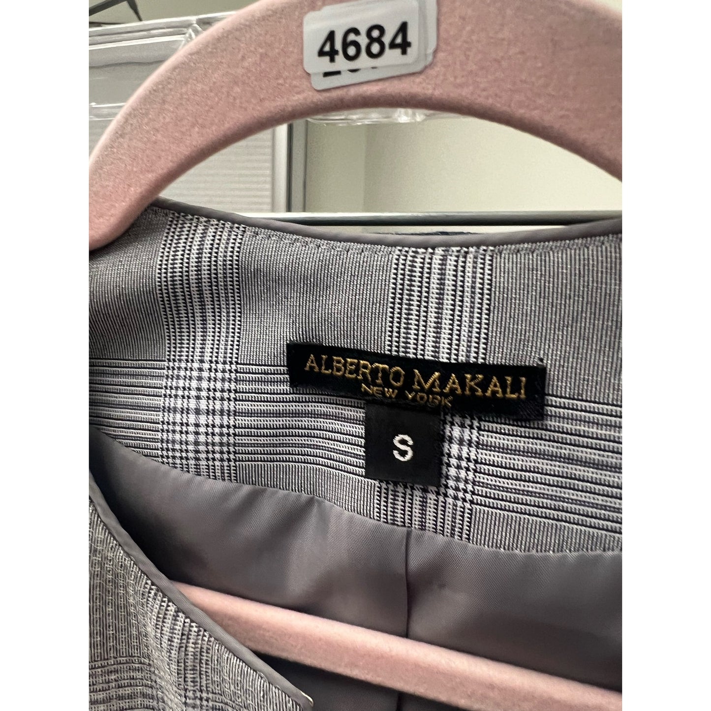 Alberto Makali Grey and Sequin Blazer size Small