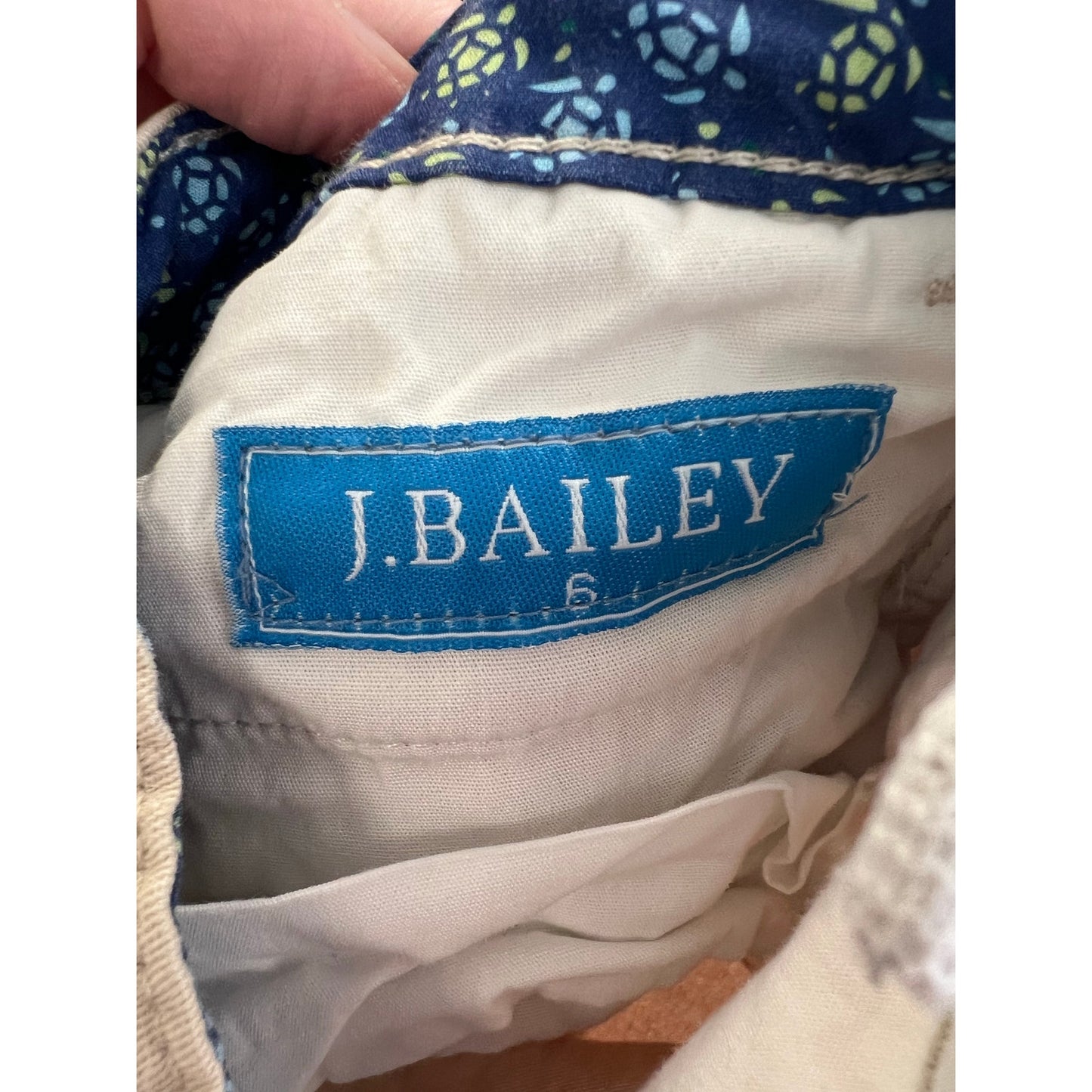 Boy's Bundle of 2 Khaki Dress Pants J. Bailey and Cat and Jack Sz 6