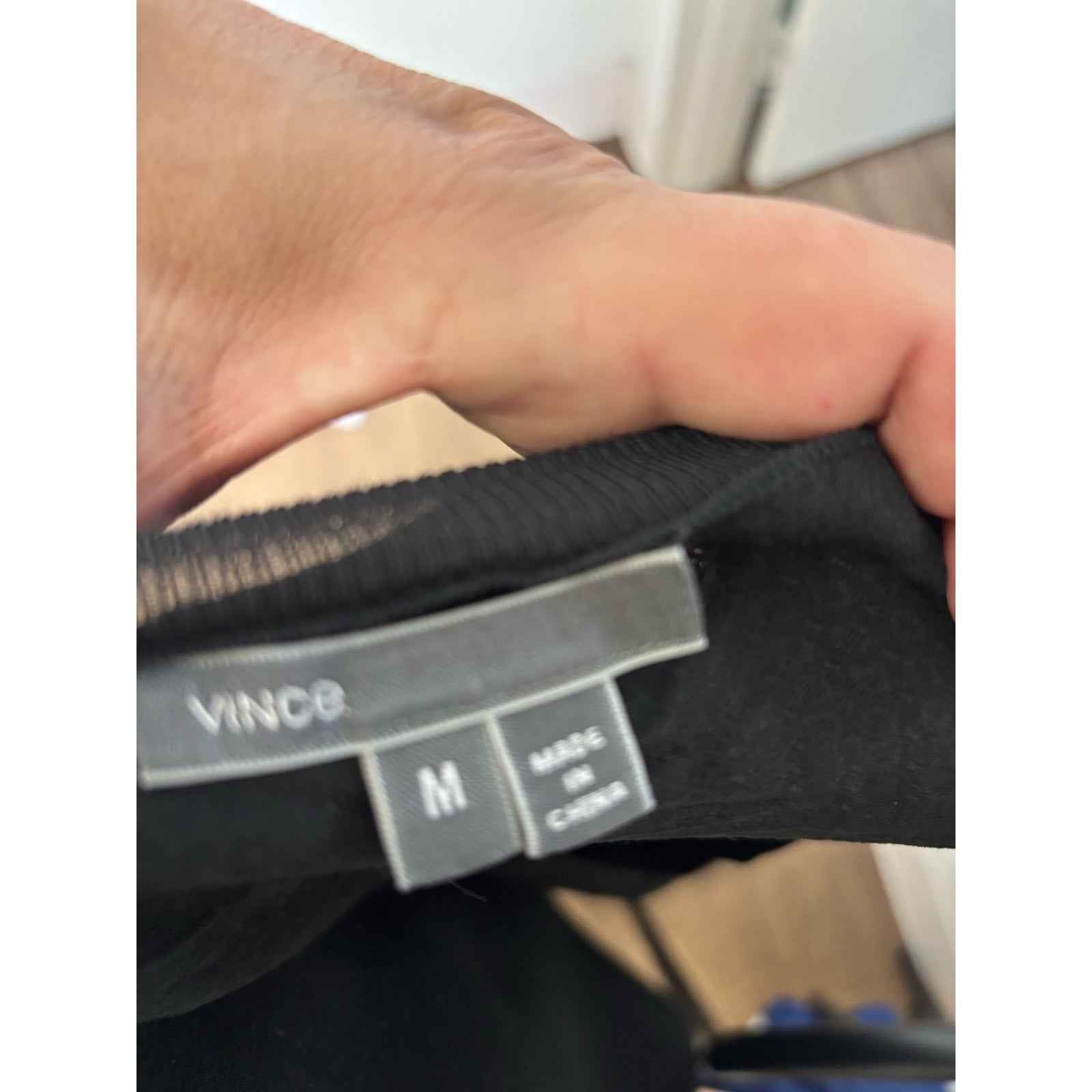 Vince Black Textured Sleeveless Maxi Dress Sz m