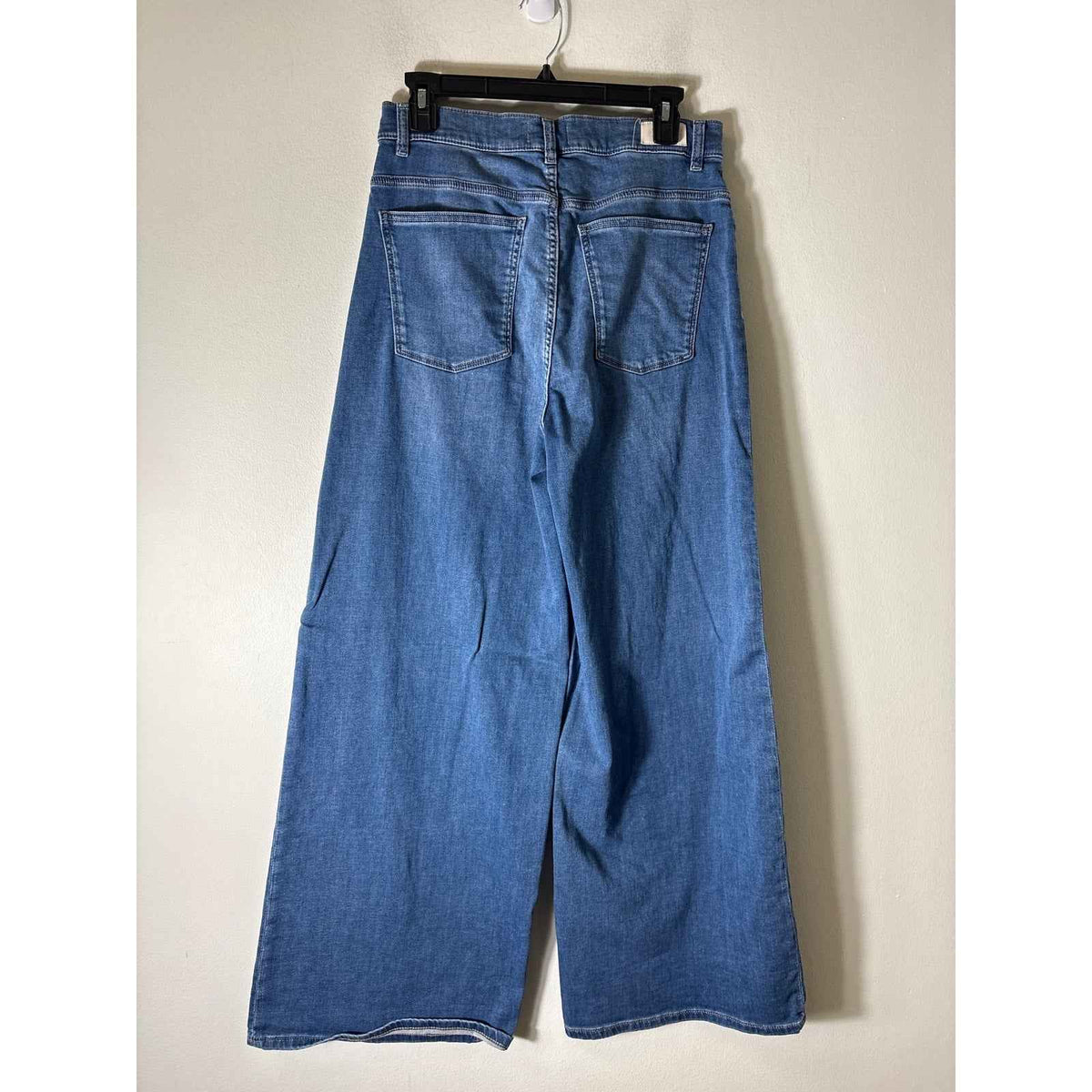 DL 1961 Medium Wash "Hepburn Wide Leg" Blue Jean Sz 32