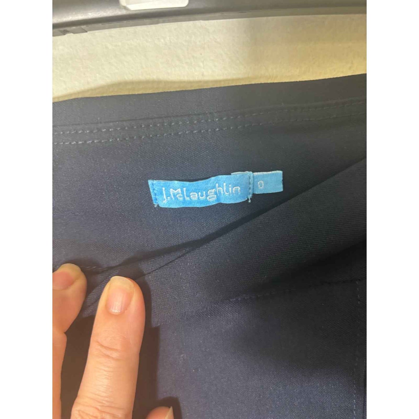 J. McLaughlin Navy Pull On Slacks Sz 0