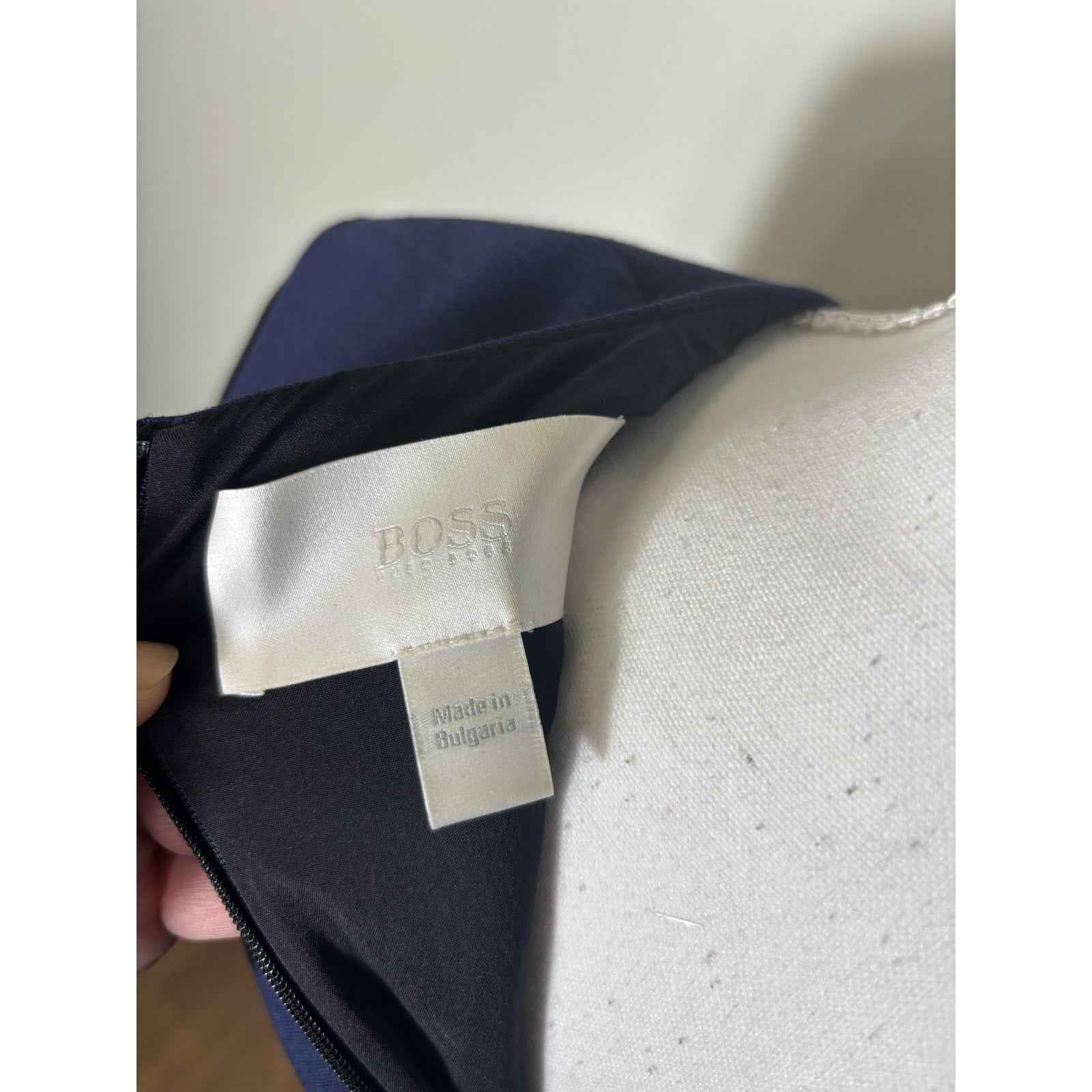 Boss Black and Blue Colorway Dress Sz 2