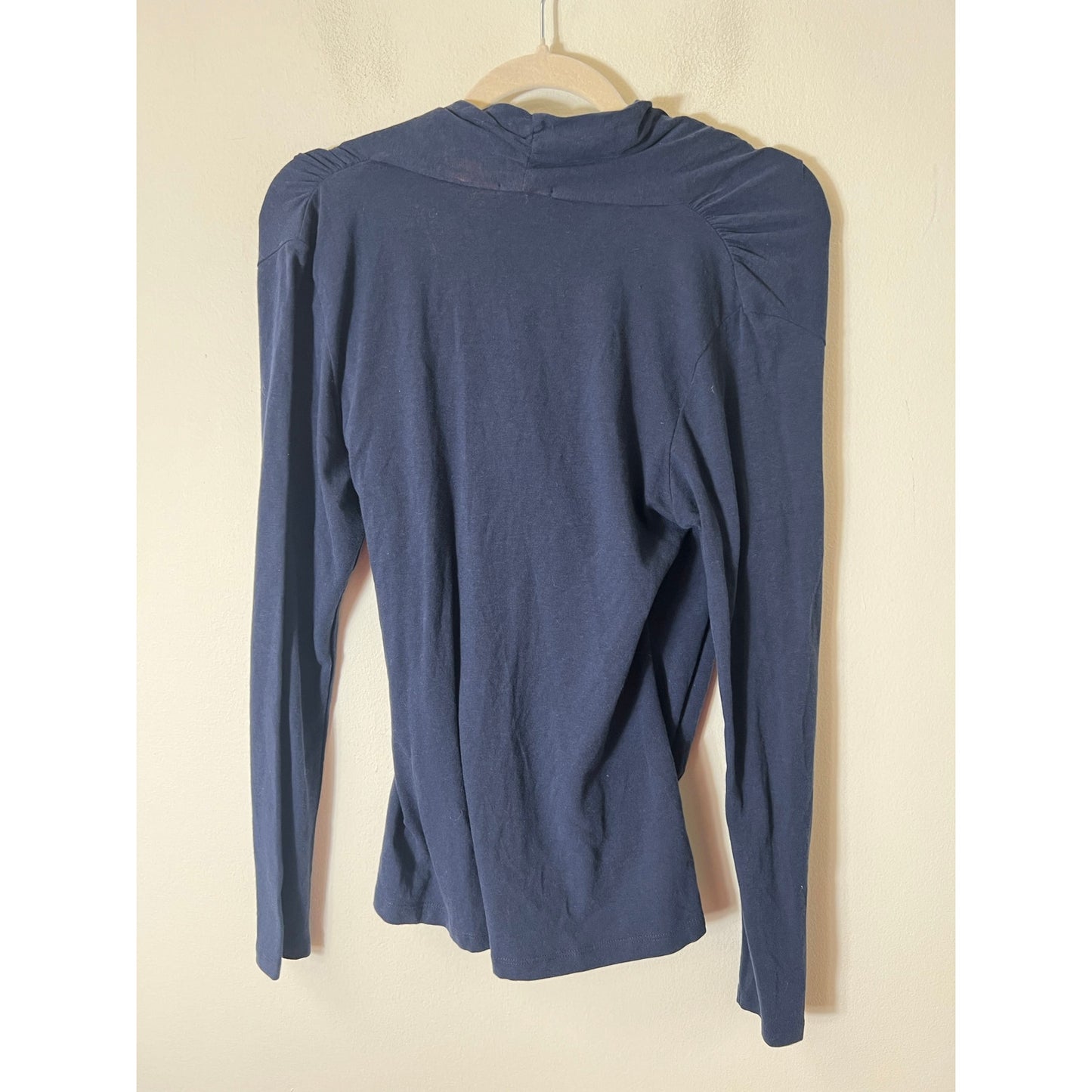 Lilla P Blue Long Sleeve Top Sz L