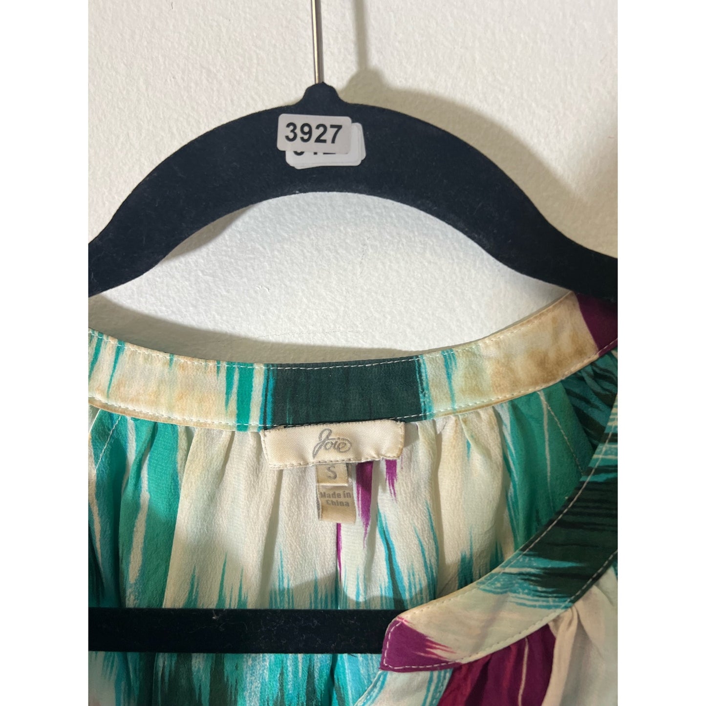 Joie Multi Color Patterned Blouse Sz S