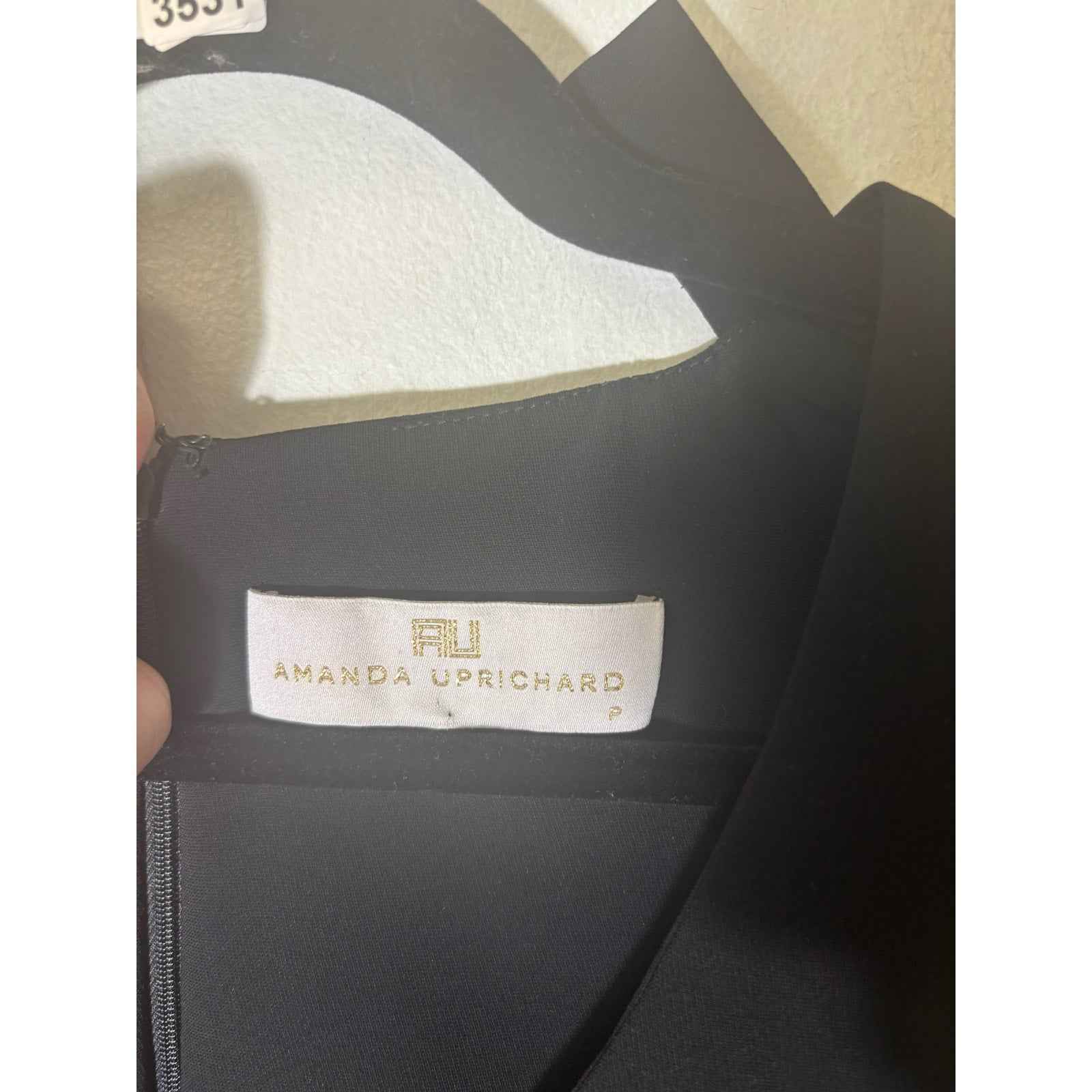 Amanda Uprichard Sleeveless Little Black Dress Sz XS