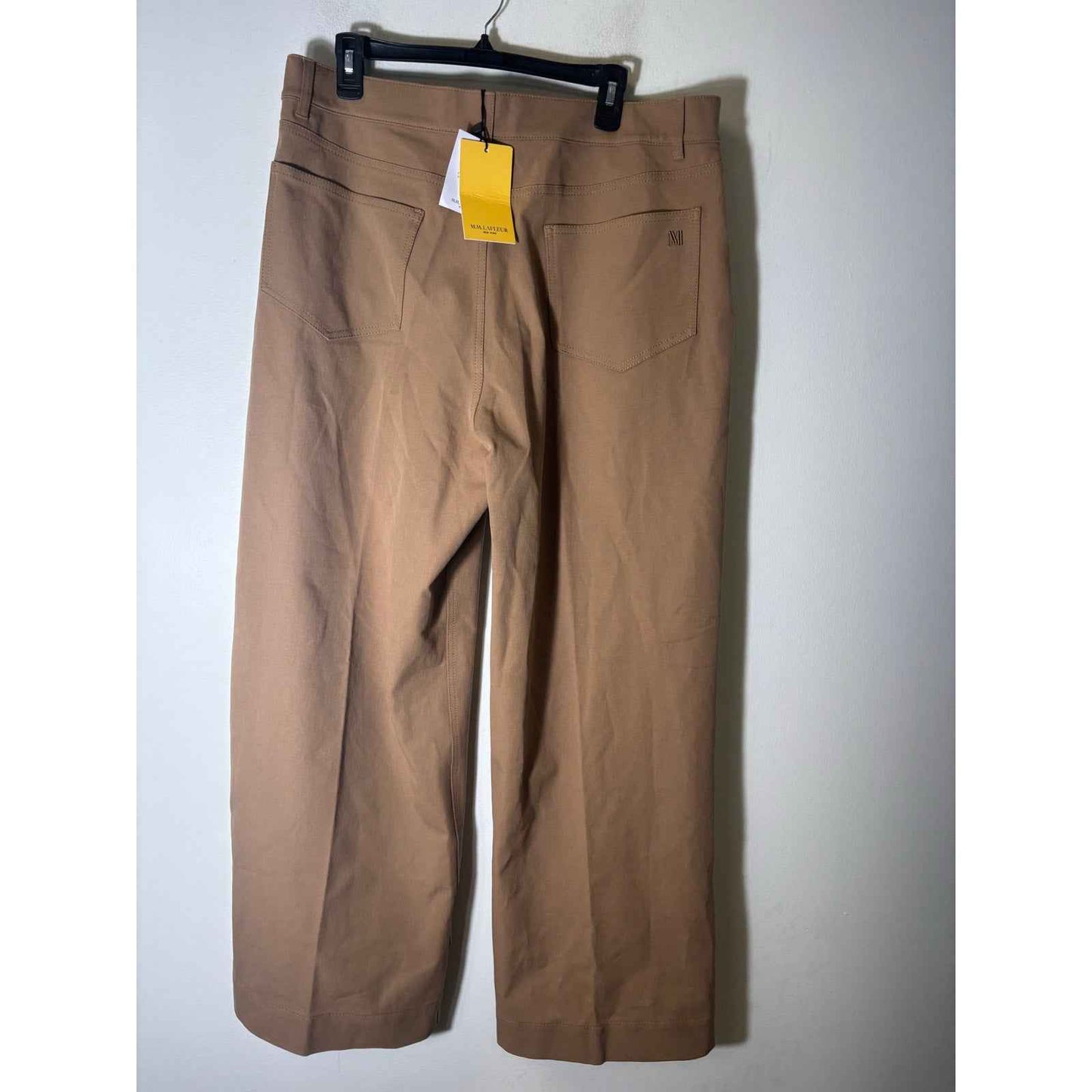 NWT M.M. Lafleur Tan Wide Leg Milo Jean Sz 16
