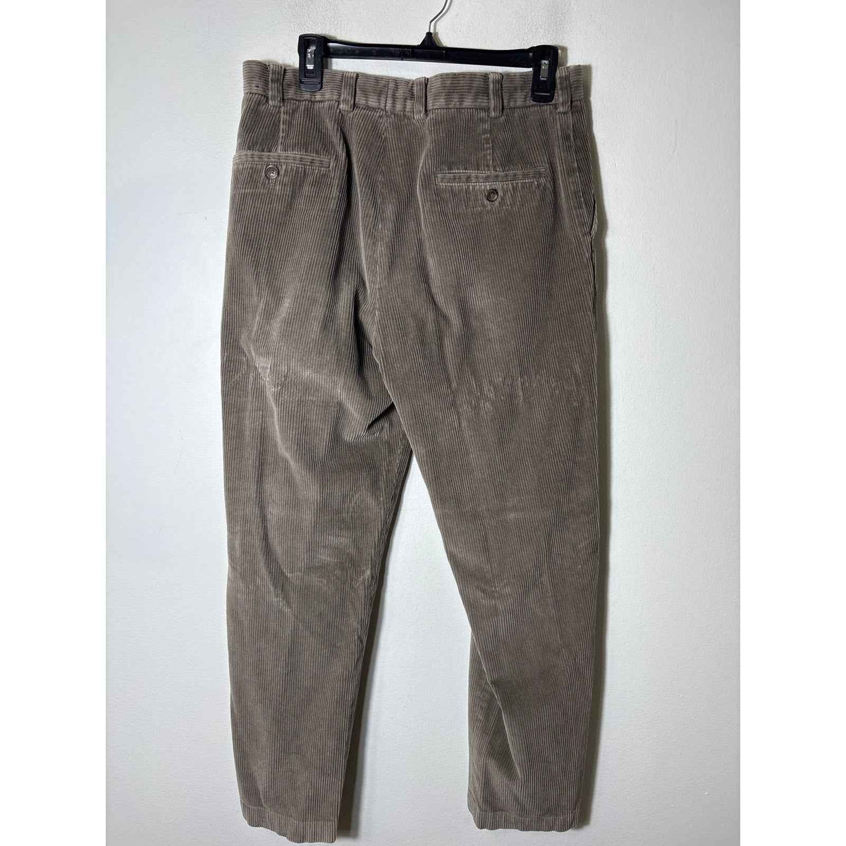 Mens brooks brothers Gray Wide Cord Pants Sz 34/30