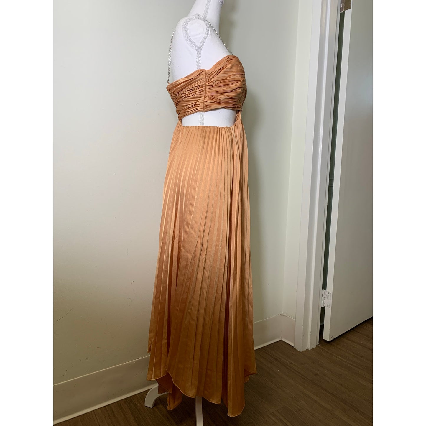 AiiFOS Orange Sleeveless Gown Sz 2