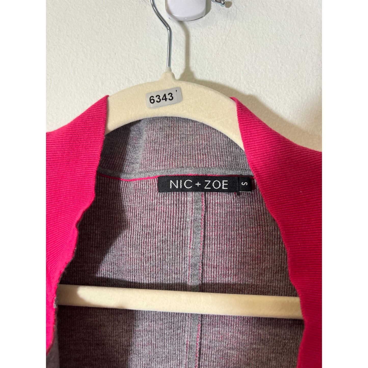 Nic + Zoe Pink Cardigan Sweater Sz S