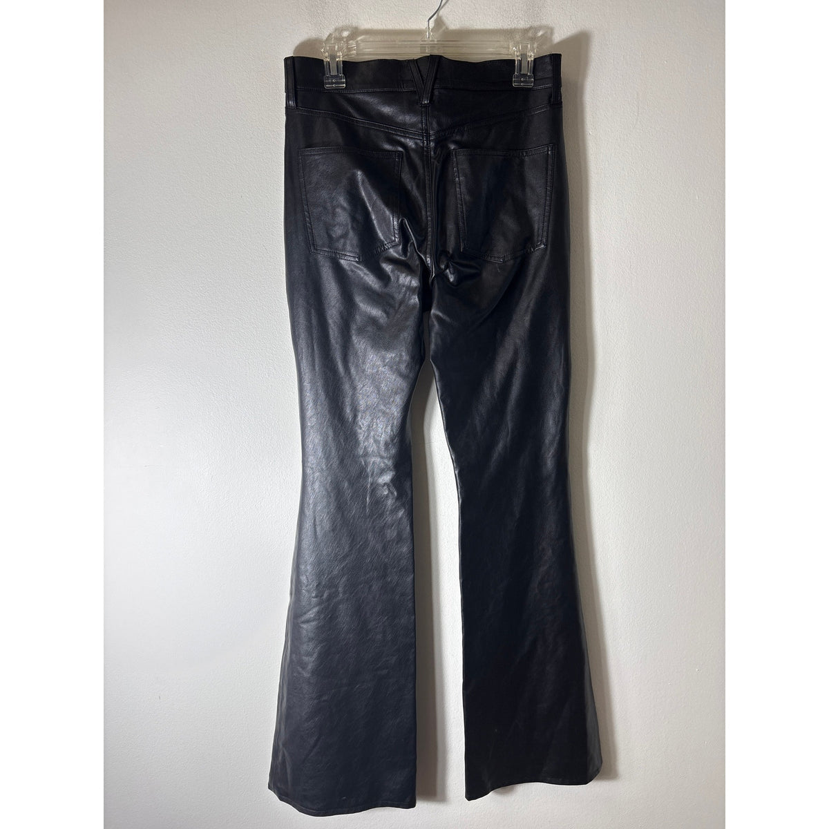 Veronica Beard Black Faux Leather Jeans Style Pants Sz 8