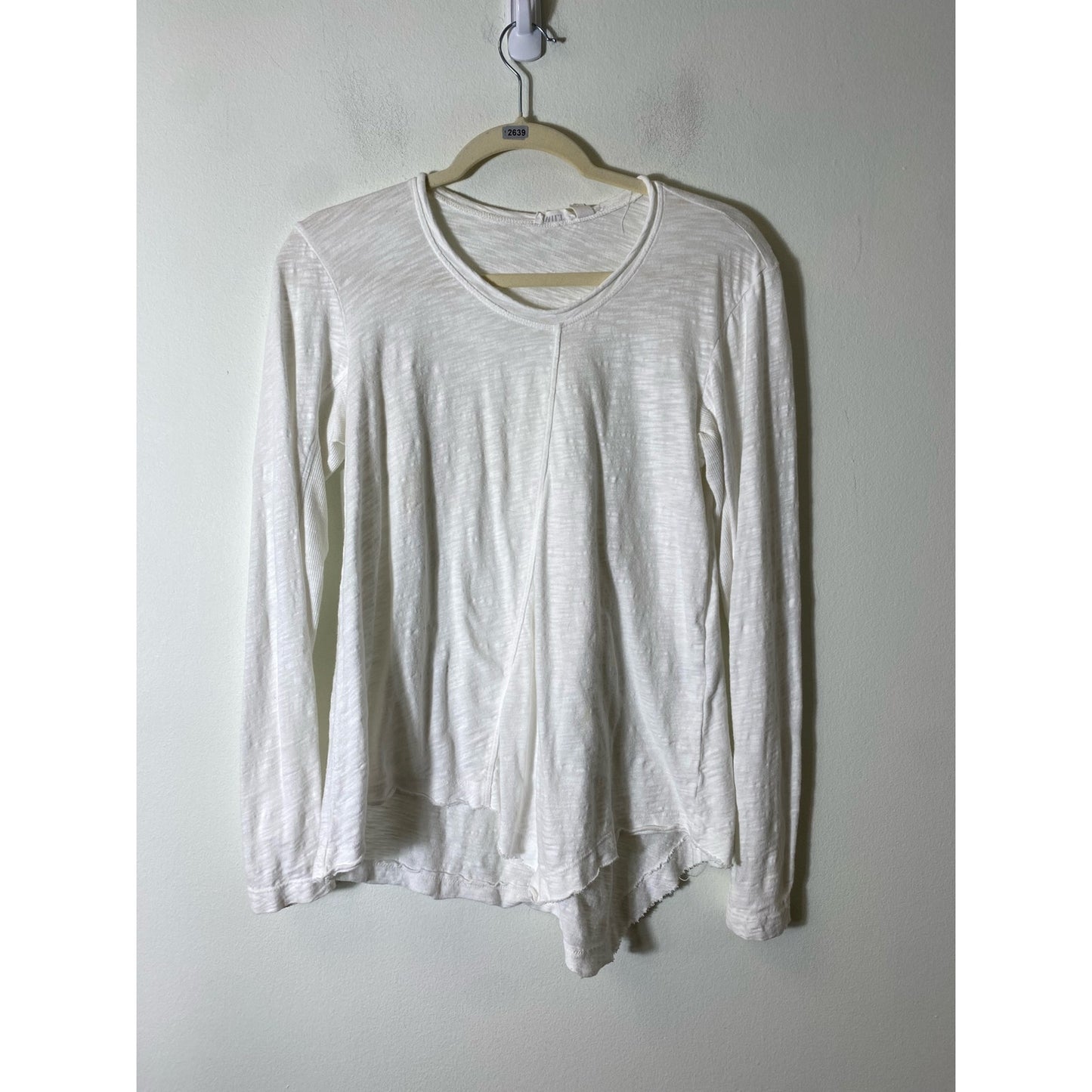 WILT White long sleeve cotton shirt Sz XS
