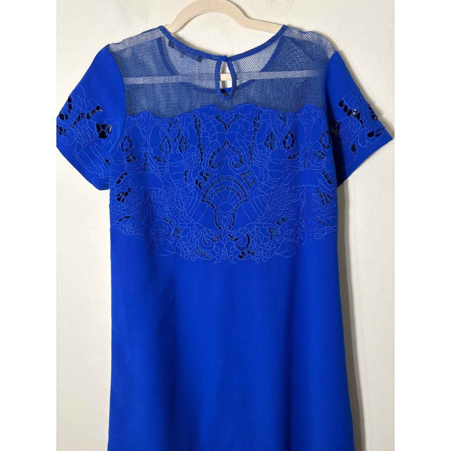 Sugar Lips Cobalt Blue Shift Dress Sz XS