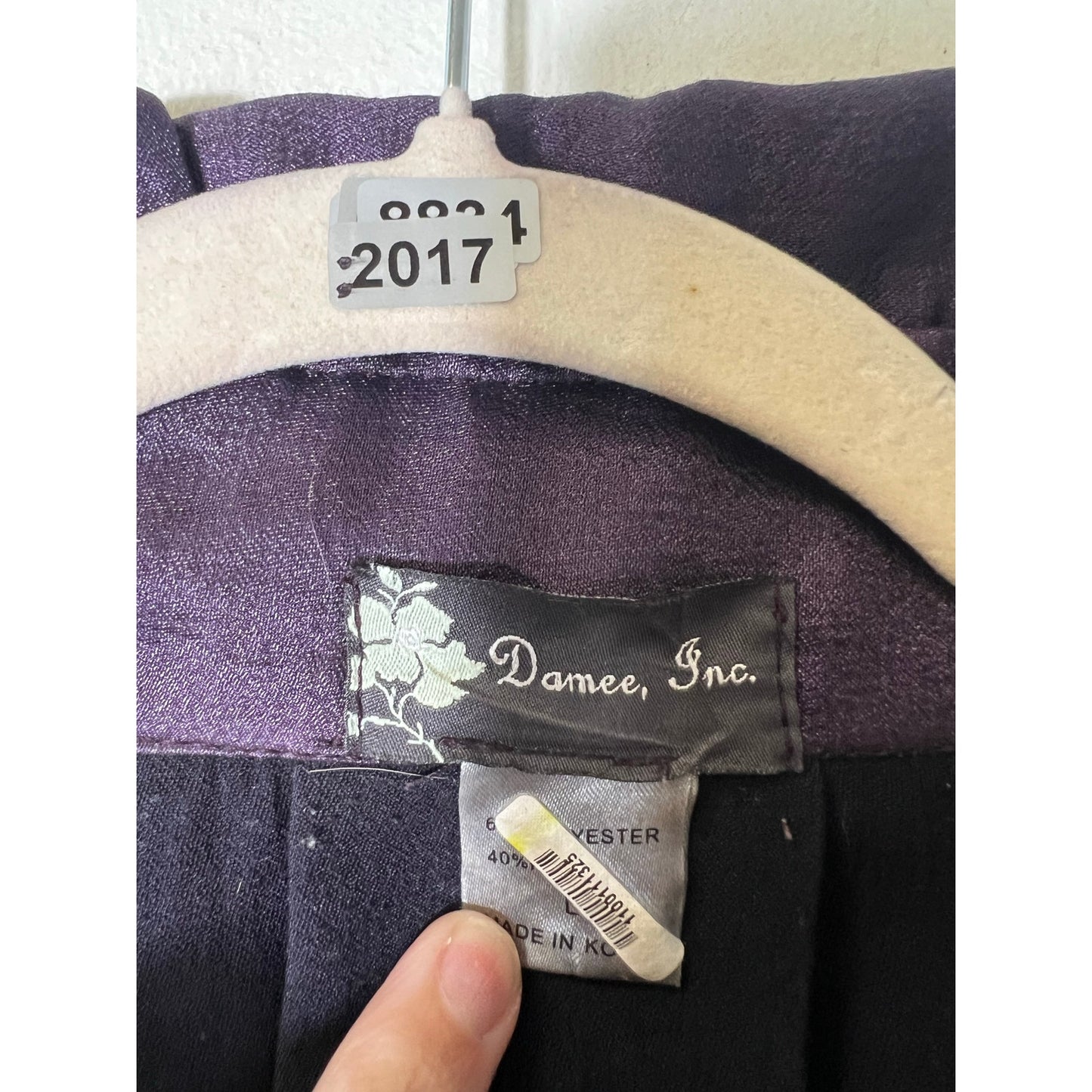 Damee Plum Oversized Collar With Pockets Dressy Jackets Sz L