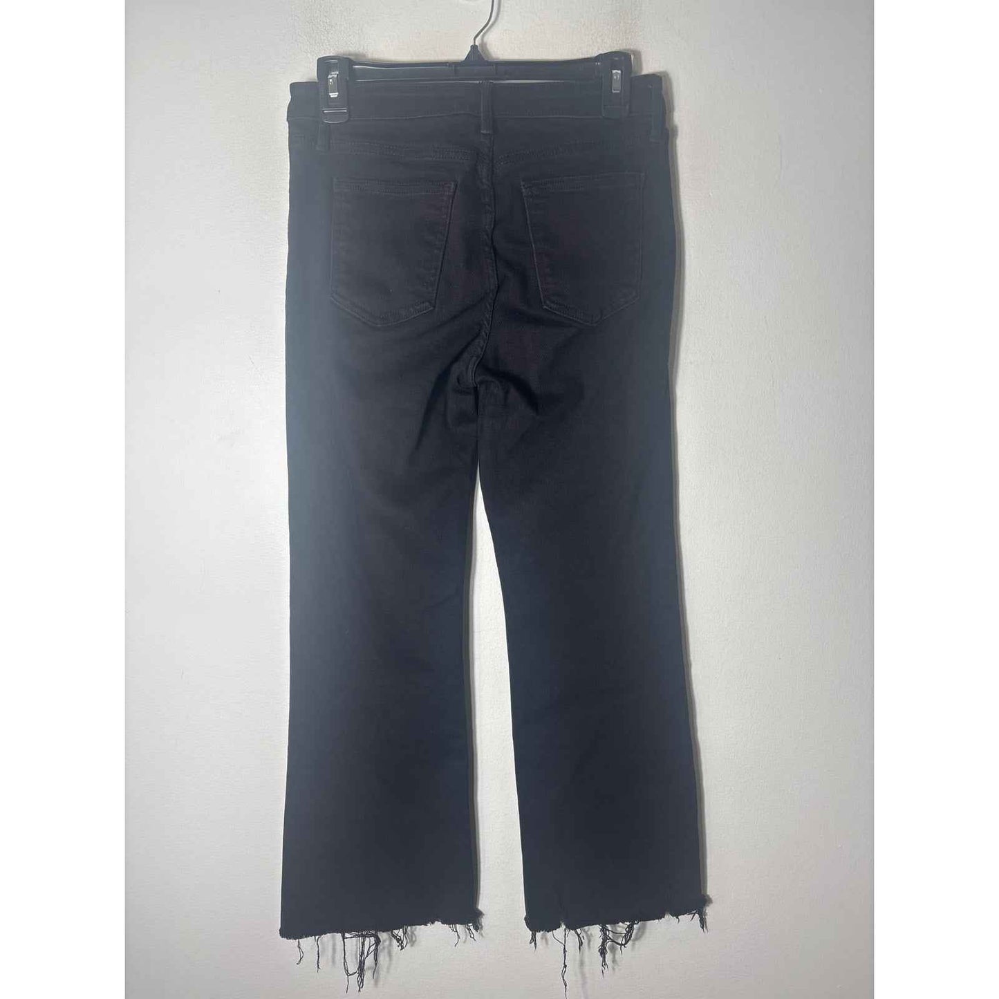 Just Black Denim Black Straight Leg Jeans Sz 28