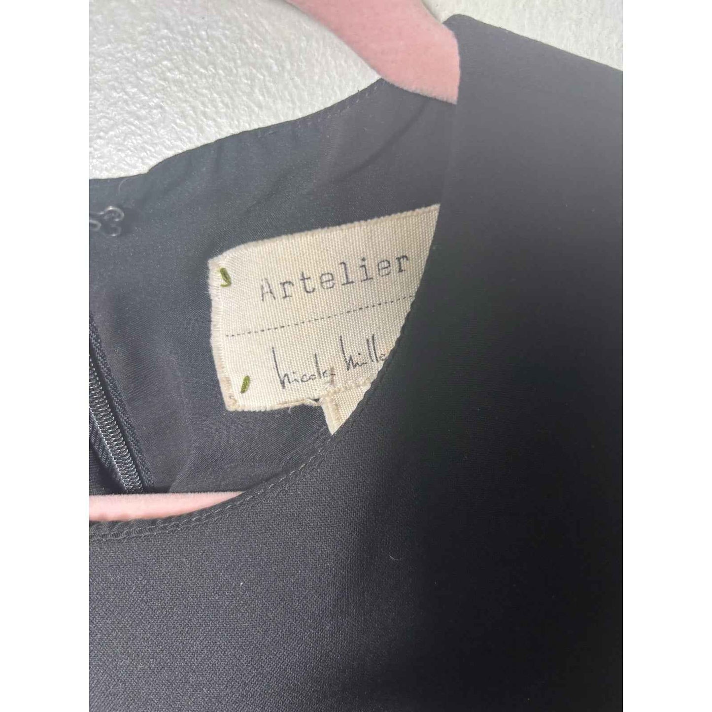 Nicole Miller Black Sheath Dress Sz 2
