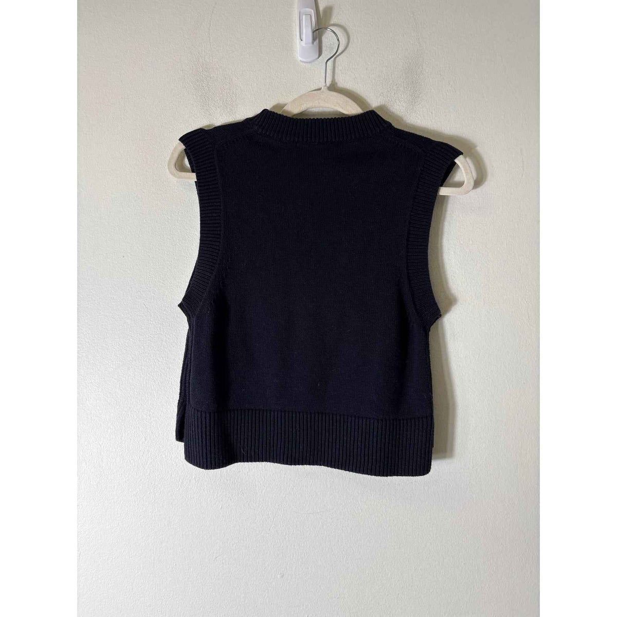 French Connection Navy Blue Sleeveless Sweater Top Sz XS