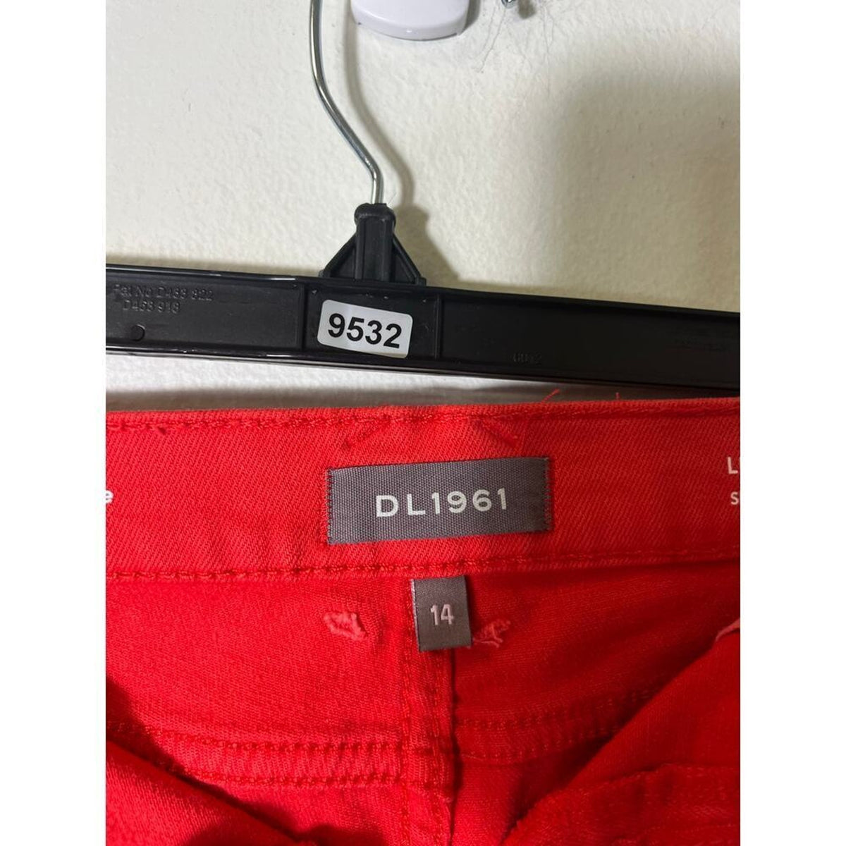 Girls DL1961 Red Lucy Shorts Size 14