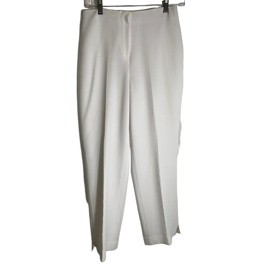 Louben White Straight Leg Dress Pants Sz 2P