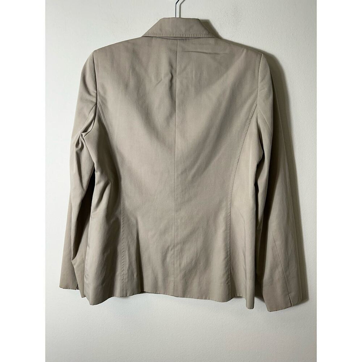 Doncaster Tan Khaki Zip Front Jacket Size 4