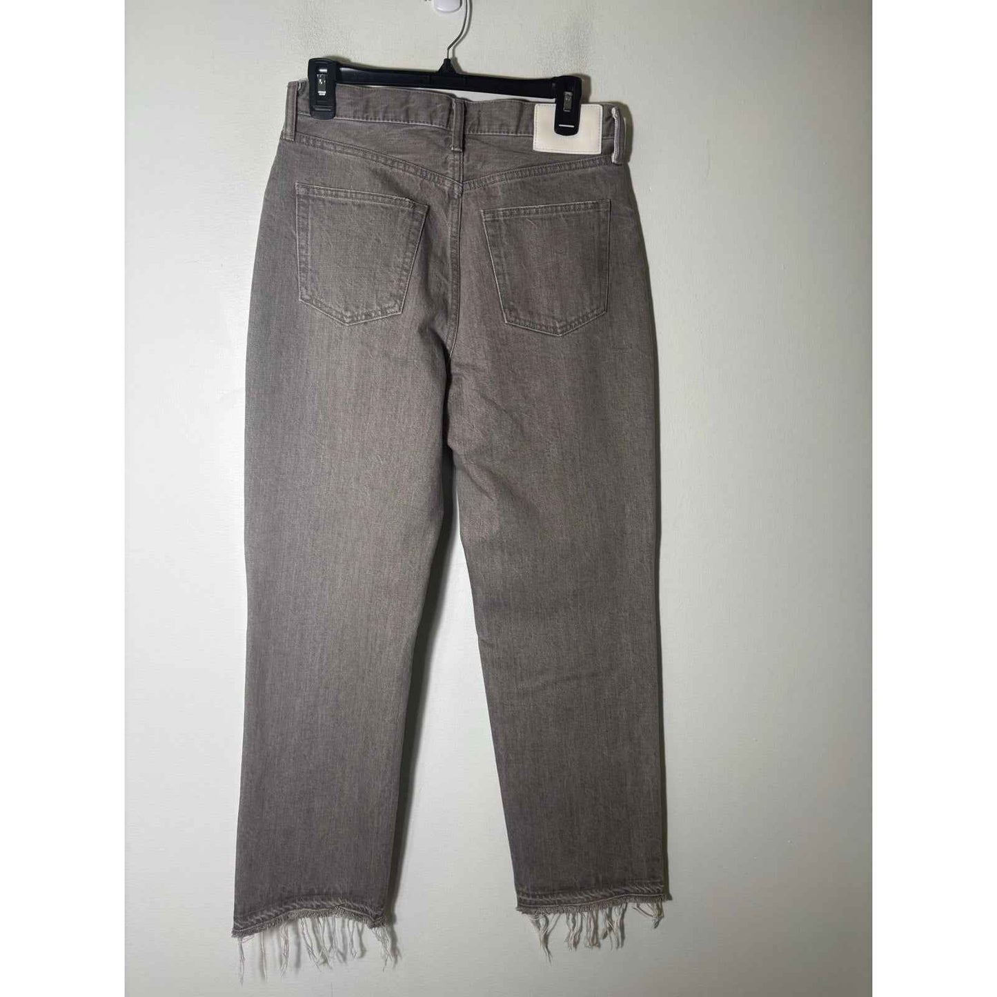 Moussy Vintage Brownish Gray Button Fly Straight Leg Jeans Sz 27