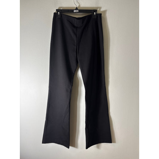 Equestrian Black Pull On Pants Sz Large