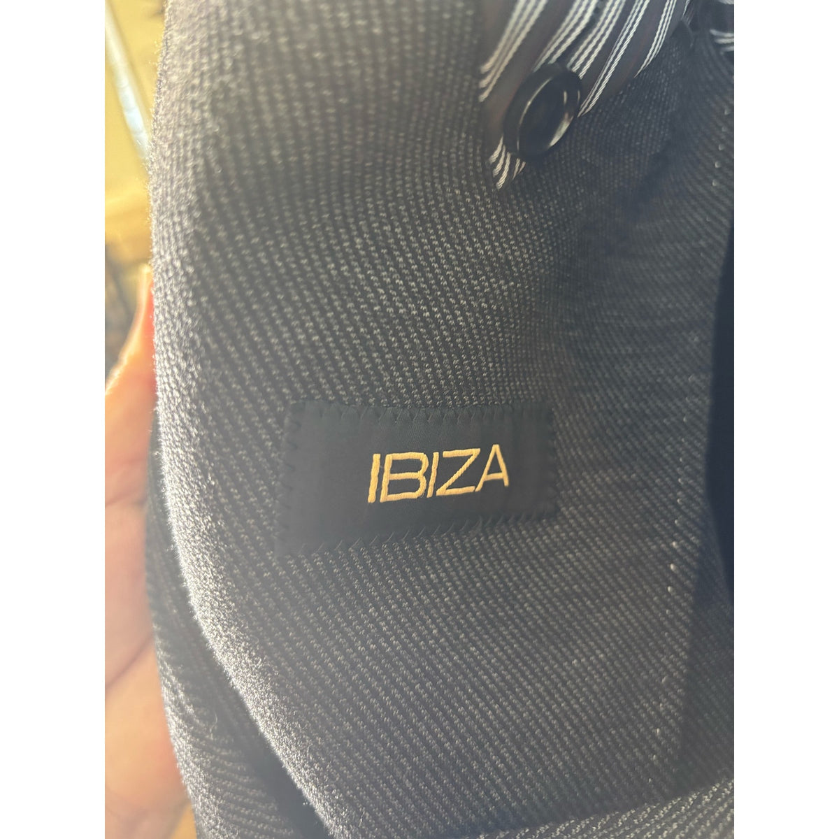 Ibiza Charcoal Gray Long Sleeve Wool Jacket Sz 40R
