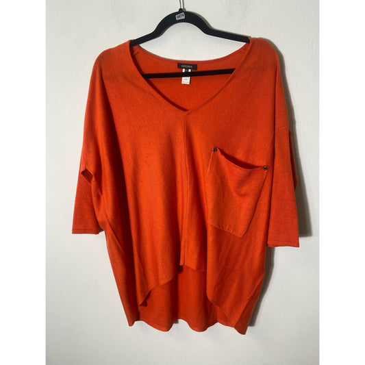 Kerisma Orange V-neck Tunic Sz S\M