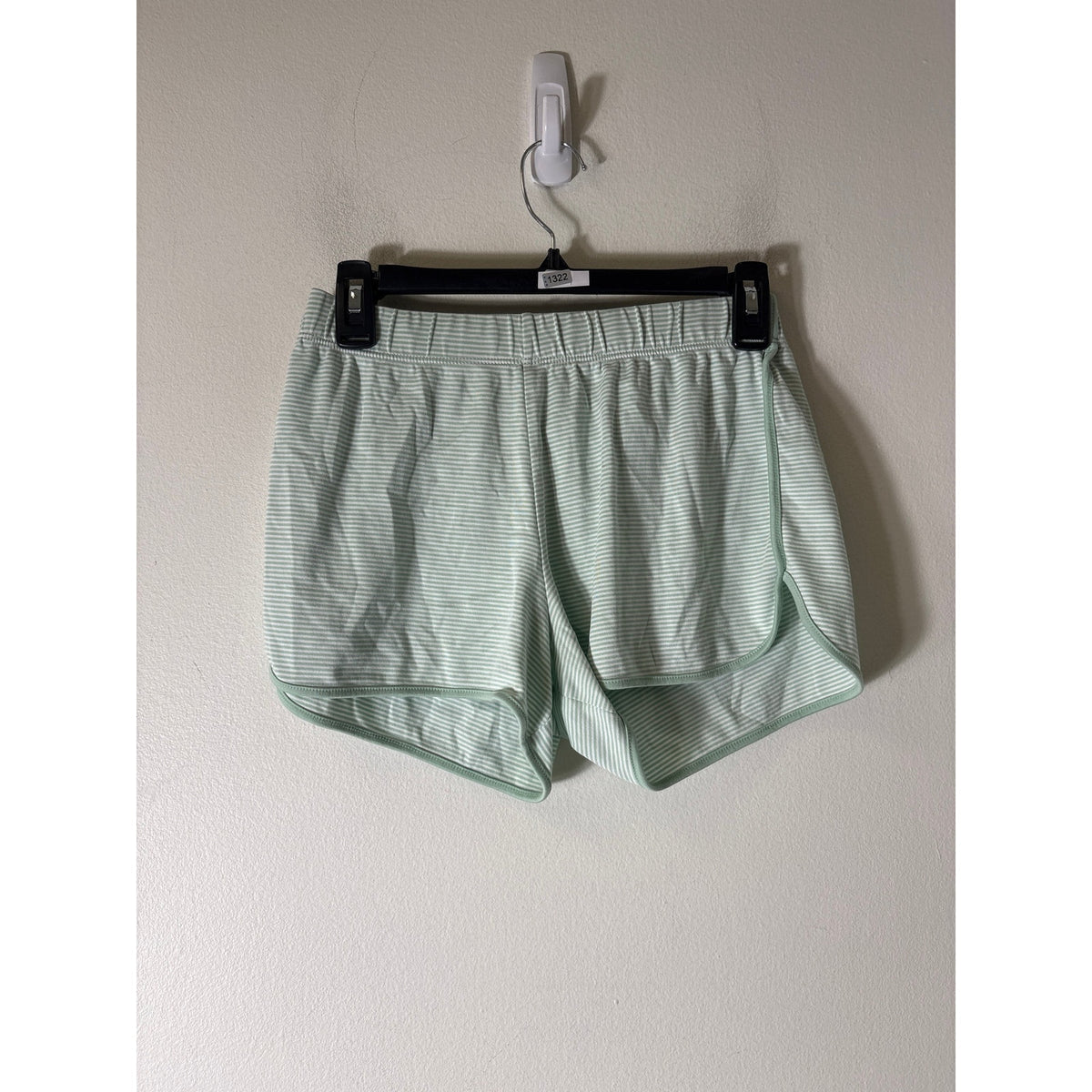 Lake Green and White Stripe PJ Shorts Sz S
