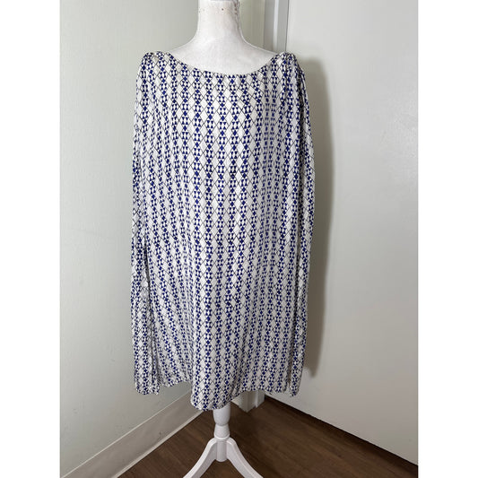 Roller Rabbit Blue and White Top Sz0/S