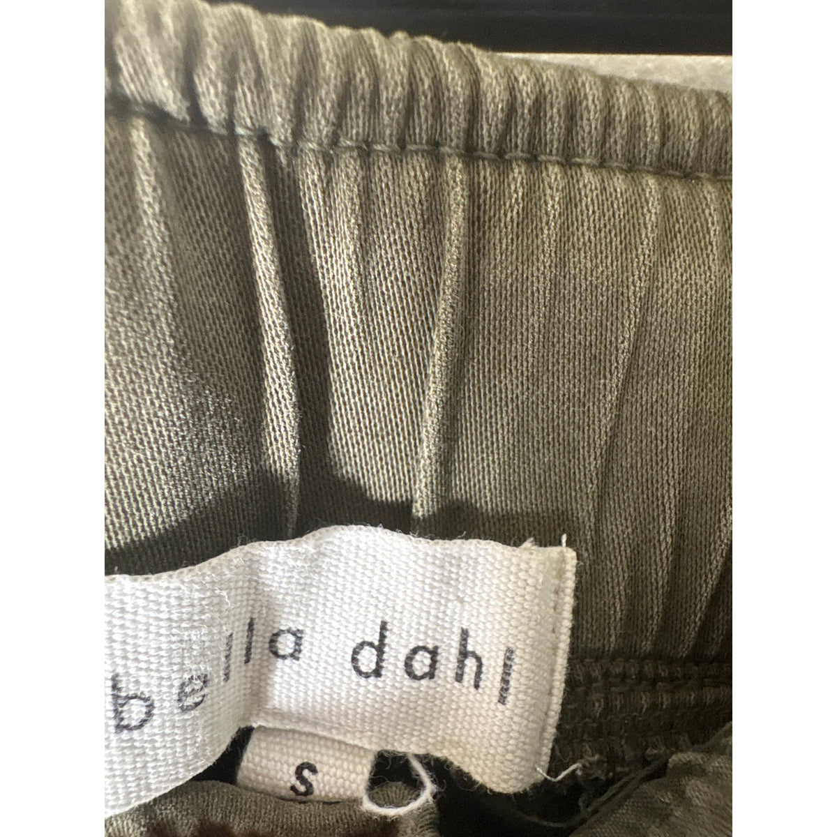Bella Dahl ARmy Green Pull On Joggers Sz S