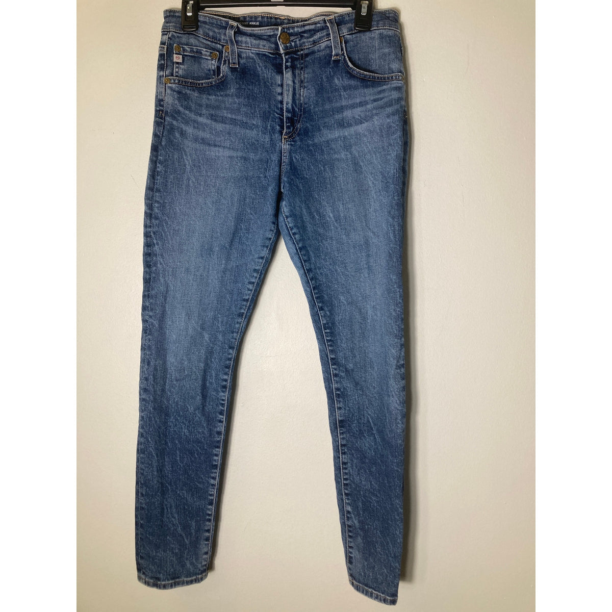 AG Blue Farrah Skinny Ankle Jean Sz 30R