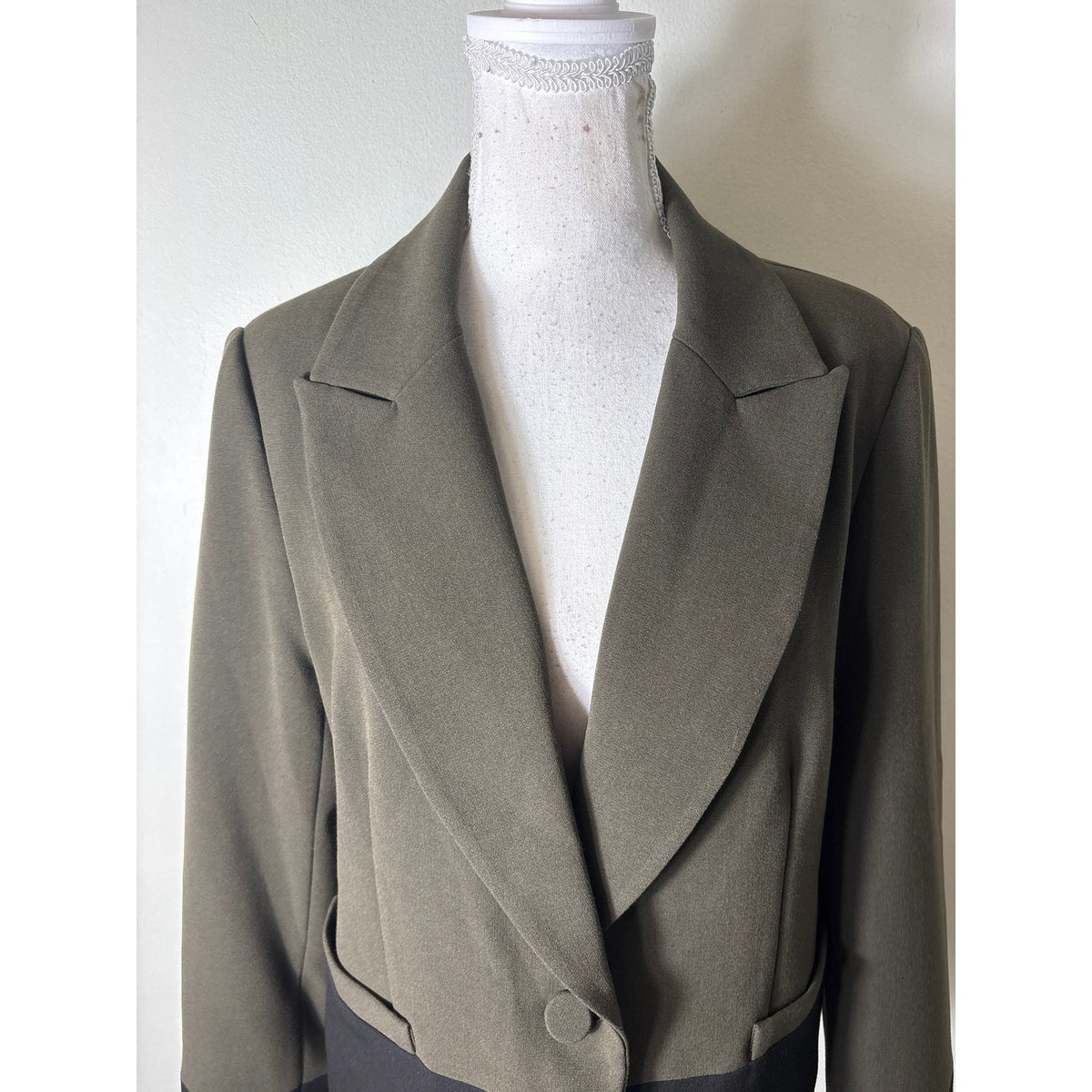 Drew Green and Black Color Block Jacket Sz (fits like) M