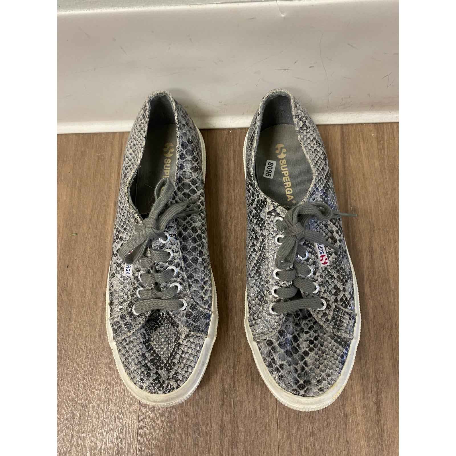 Superga Snake Skin Sneakers Sz 8.5