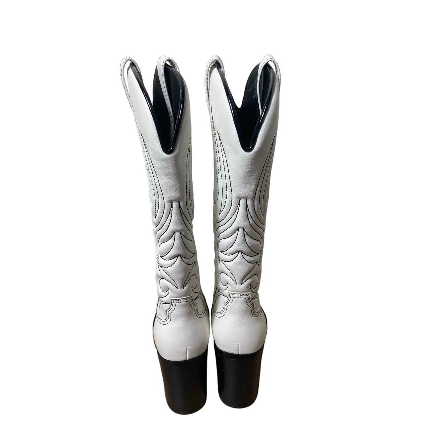 NWOB Katy Perry White The Zania Western Boot Sz 6