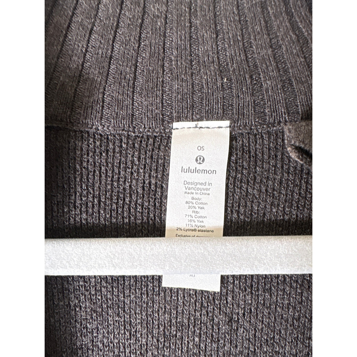 Lululemon Brown Poncho Sweater Sz OS