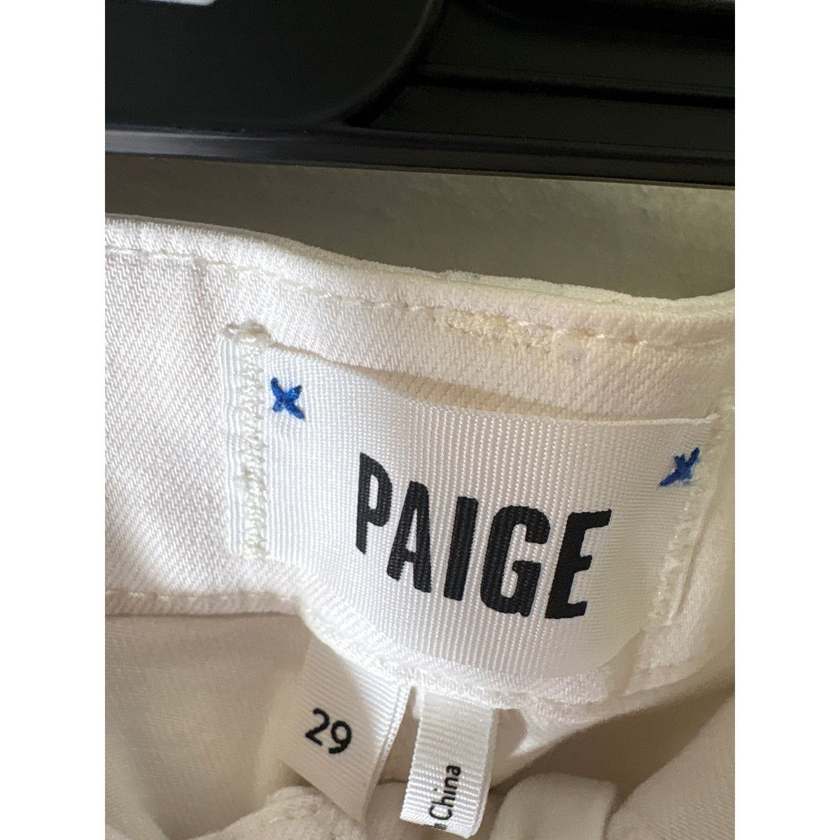 Paige Mayslie White Camo Jogger Jeans Sz29