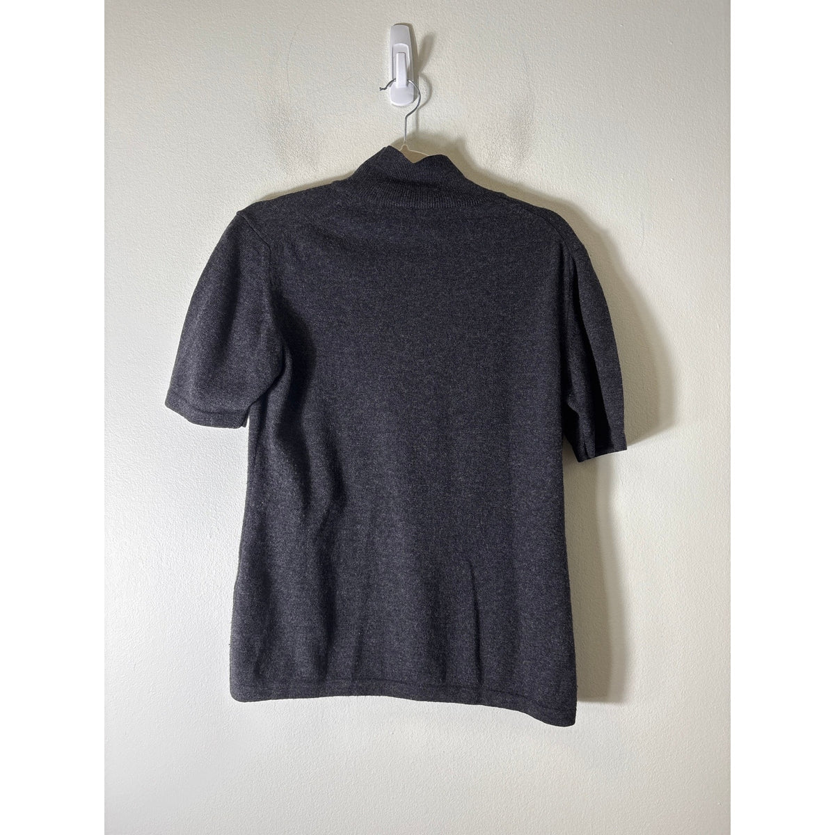 Escada Sport Charcoal Mock Neck Sweater Sz L