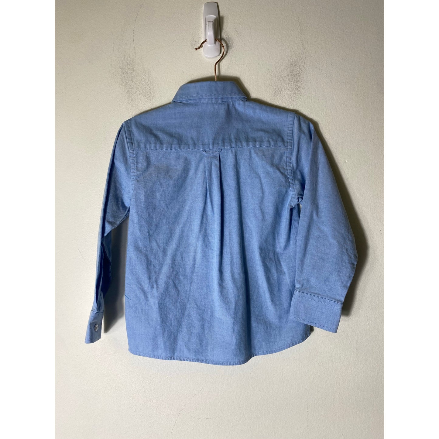Izod Light Blue Button Up Boys Shirt Sz 5