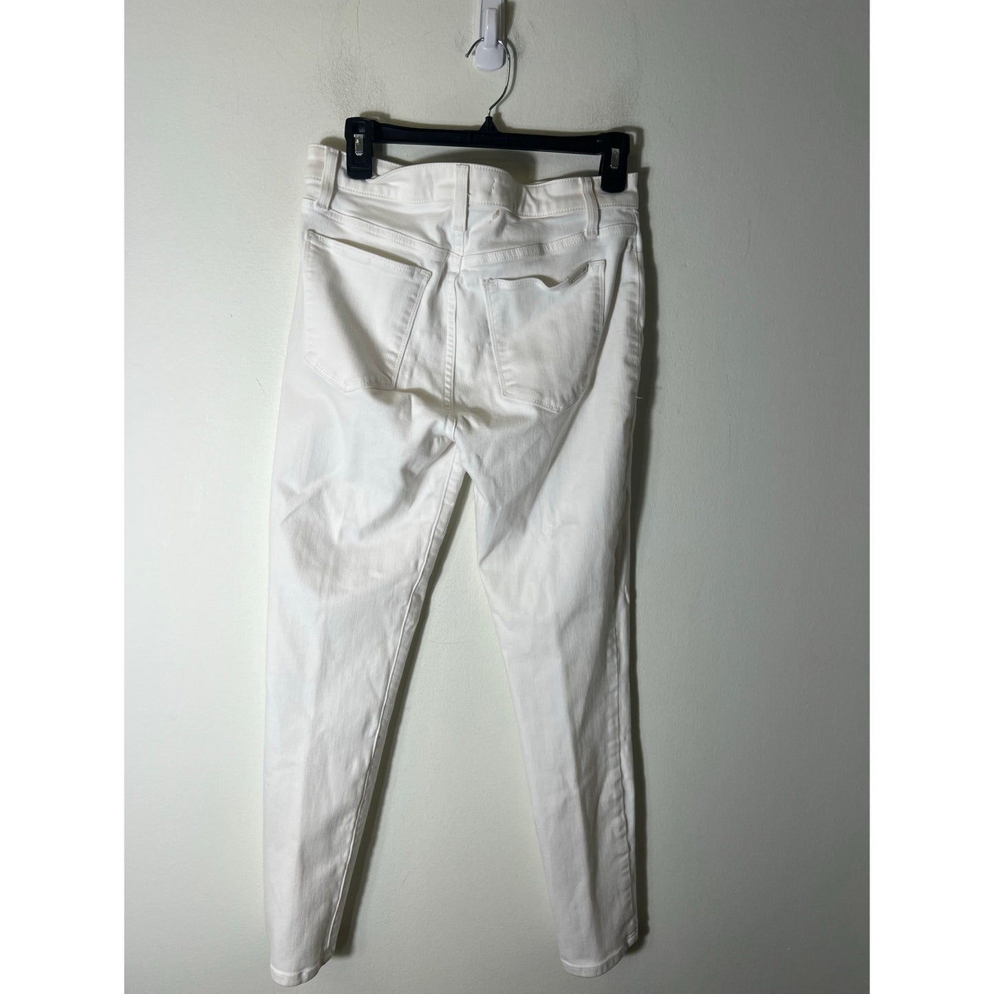 Joe's Jeans White High Rise Skinny Ankle "The Charlie" Sz 30