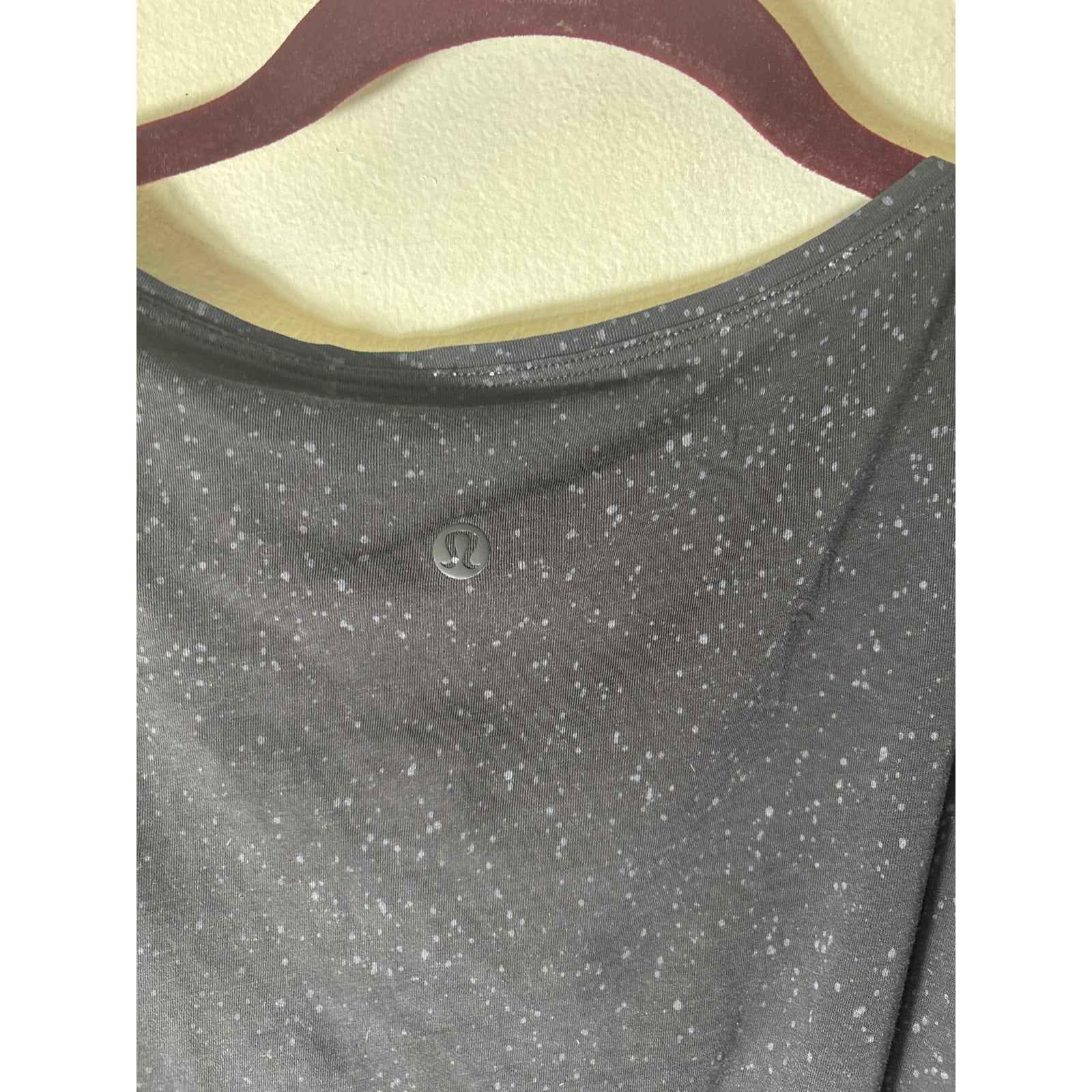 Lululemon Oversized Charcoal Long Sleeve Top Sz L