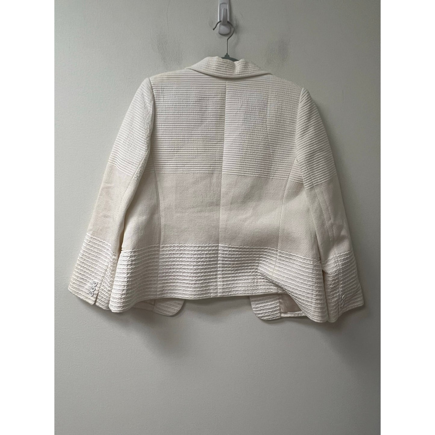 Isaac Mizrahi White Blazer Sz 10