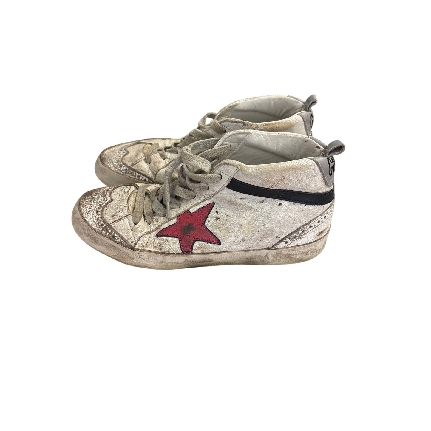Golden Goose Red Star High Tops Sz 7