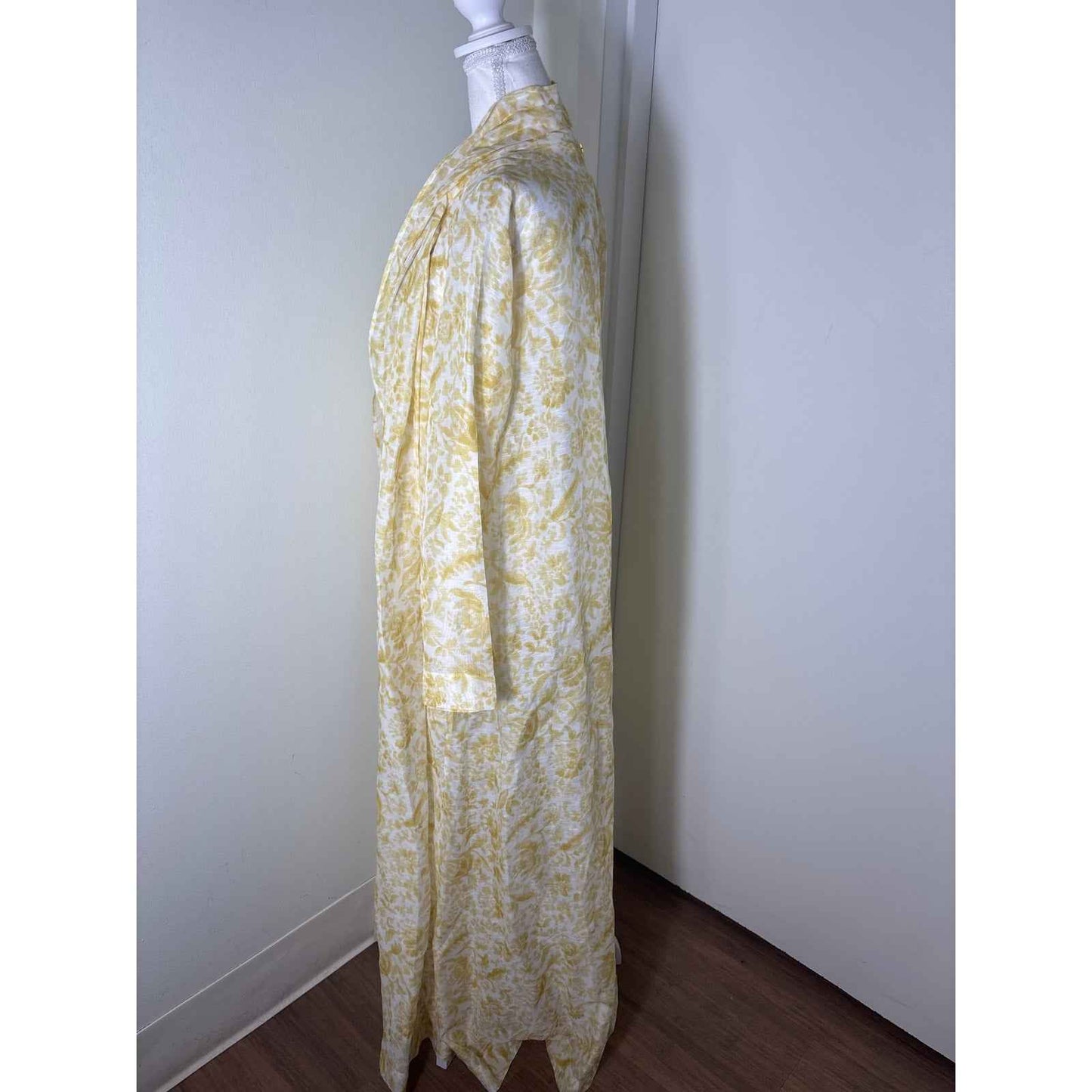 Golden Goose Yellow and White Floral Print Wrap Sz M