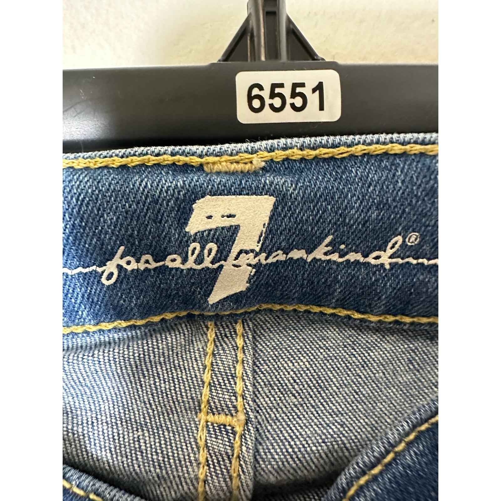 7 For All Mankind Roxanne Ankle Jean Sz 25