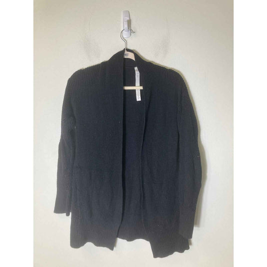 Lululemon Black Long Sleeve Knit Cardigan Sz XS